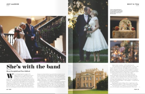 Beccy and Tom Vow- Styling by Elizabeth Weddings
