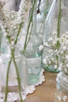 Vintage bottles- Elizabeth Weddings