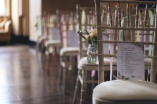 Ceremony chairs- Styling by Elizabeth Weddings