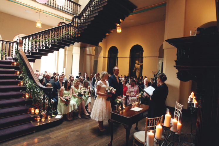 Tom and Beccy Grand Staircase room- Styling by Elizabeth Weddings